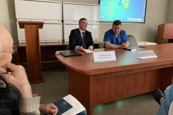 22 мая 2019 г. в РНПЦ травматологии и ортопедии состоялась встреча с прокурором Октябрьского района