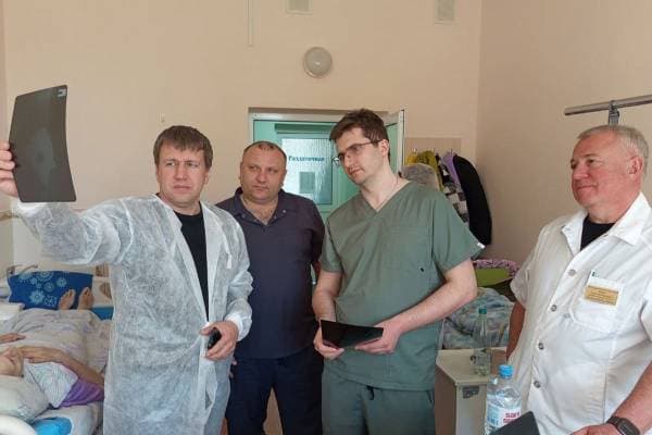 Организационно-методическая помощь. Выезд сотрудников РНПЦ травматологии и ортопедии в город Молодечно